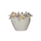Hello Honey® 6'' Reactive Glaze Stoneware Planter with Birds on Rim